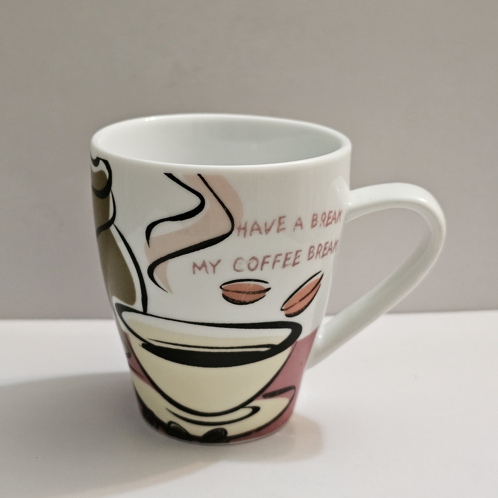 Toscana Ceramic Coffee Mug – “Have a Break My Coffee Break” – Adamo Import Ltd.